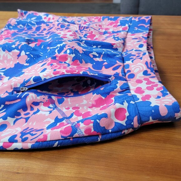 NWT T by Talbots Pink Blue Spring Garden Floral Stretch Skort - MP - Picture 7 of 11